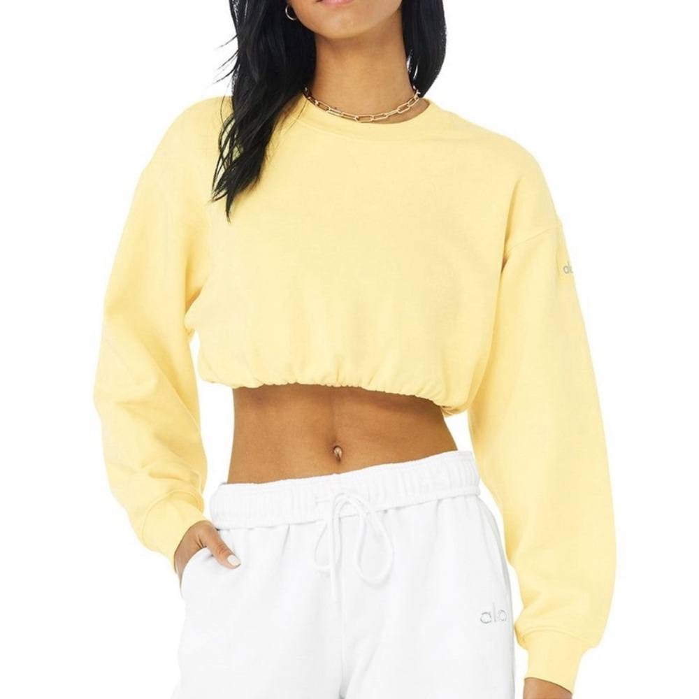 Alo Yoga Devotion Crewneck Sweatshirt- Size M